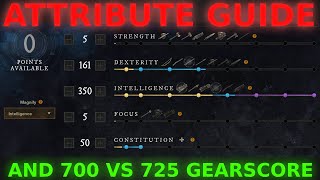 Attribute Guide amp 700 vs 725 Gearscore [upl. by Anner547]