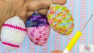 Schnell und Einfach Eier umhäkeln  Ostereier  Ostern  DIY [upl. by Manella]