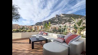 Monaco  Fontvieille  Luxurious Duplex Penthouse with swimming pool  Lorenza von Stein [upl. by Nashom]