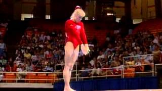 Jaycie Phelps  Balance Beam  1996 US Gymnastics Championships  Women [upl. by Akenahs]