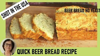 Beer Bread No Yeast No waiting for dough to rise  Instant Beer Bread Recipe [upl. by Caniff]