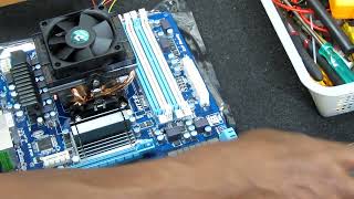 Gigabyte GA970AD3 AM3 AMD FX 8150 8GB Ram HD 7770 OC Video Card [upl. by Rolf588]