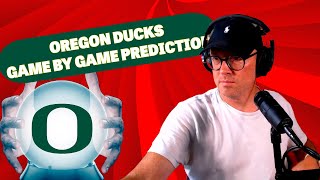 2024 OREGON DUCKS GAME BY GAME PREDICTION  COLLEGE FOOTBALL [upl. by Walli]