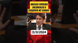 Nikolas Ferreira falou na cara dos esquerd4 no Senado brasileiro shorts [upl. by Topper]