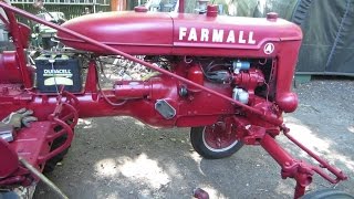 farmall a engine install and cold start pt 6 [upl. by Beaver82]