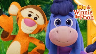 Tigger and Eeyore Meditate  Me amp Winnie the Pooh 🍯  Vlog 24  disneyjr [upl. by Adniram530]