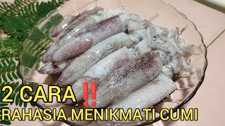 TIPS CARA MEMBERSIHKAN CUMI SOTONG SEBELUM DI MASAK  BERSIH TANPA TINTA ATAU TANPA MEMBUANG TINTA [upl. by Aguie734]