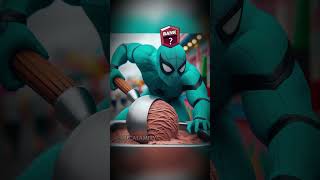 🍨 Spiderman Giant Ice Cream Scoop💥shorts spiderman marvel brawlstars [upl. by Pavel]