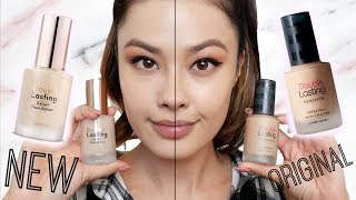 NEW Etude House Double Lasting SERUM Foundation Review  Original Comparison [upl. by Nosdrahcir]