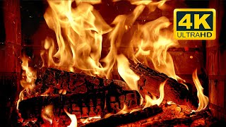 🔥 Cozy Fireplace 4K 12 HOURS Fireplace with Crackling Fire Sounds Crackling Fireplace 4K [upl. by Saphra]