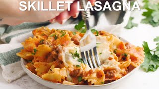 Skillet Lasagna [upl. by Parrisch]