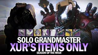 Xurs Loadout Solo GM Lake of Shadows Using Only This Weeks Xur Items Destiny 2 [upl. by Adrienne]