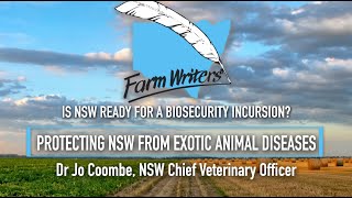 Protecting NSW from exotic animal diseases [upl. by Miarzim]