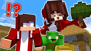 MAIZEN  JJs Sister has Grown Giant  Minecraft Animation JJ amp Mikey [upl. by Eiluj648]