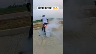 Ns200 Burnout 🔥rakkovlogs ns200 burnout shorts shortvideo bike [upl. by Scevo419]