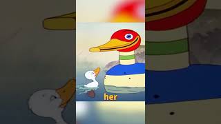 The ugly duckling finally turned into a beautiful white swanshortsanimation [upl. by Carmelia]