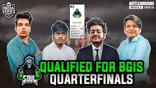 Team SouL Qualified for BGIS Quarterfinals  WWCD in Round 3🐓 [upl. by Fariss552]