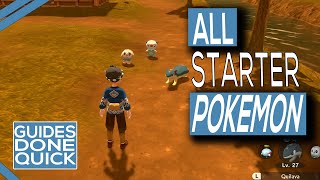 How To Get All Starter Pokemon In Pokemon Legends Arceus [upl. by Vada]