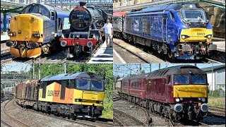 Skipton Carnforth Lancaster Oxenholme Carlisle amp Saltaire 28062018 [upl. by Naes]