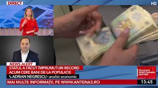 Romania va imprumuta in total in acest an peste 50 de miliarde de euro un record istoric [upl. by Lammaj68]