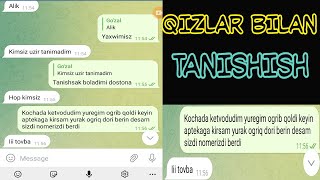 Qizlar Bilan Tanishish  Telegram Orqali4qism [upl. by Iris]