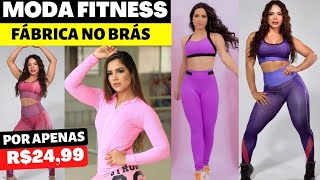 ACHEI NO BRÁS  FÁBRICA MODA FITNESS BARATO TOP FORNECEDOR MODA FITNESS ATACADO BRÁS 2023 [upl. by Reppep]