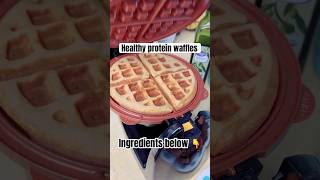 Healthy delicious protein waffles shorts [upl. by Kaia718]