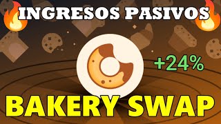 🥯QUE ES BAKERYSWAP  ✅TUTORIAL SENCILLO✅  Generamos dinero con STAKING BAKE  NFT POOLS FARMING [upl. by Magner]