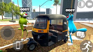 Oggy Started His Riksaw Business In India Bike Driving 3D With Jack [upl. by Dielle]