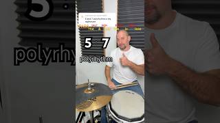 How To Play 57 Polyrhythm in 15 Seconds drums [upl. by Adams624]