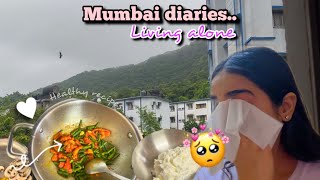 खुशनसीब हैं वो लोग‼️A Heartwarming Day of Home Chores✨Living alone diaries😞gheeathome vlog mumbai [upl. by Nylanna478]