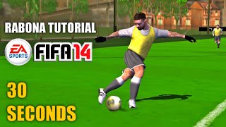 HOW TO DO A RABONA ON FIFA 14 PSP [upl. by Oaks]