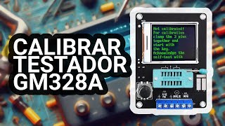 COMO CALIBRAR O TESTADOR DE COMPONENTES GM328A [upl. by Retsevel]