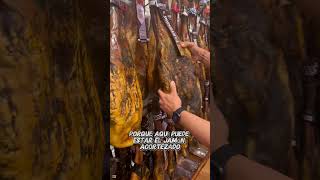 Cómo saber la curación en un jamón jamon jamoniberico jamondebellota gourmet foodie [upl. by Mirella]