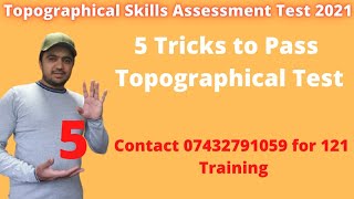 How to pass topographical test London 5 Tricks To Pass Topographical Test [upl. by Liz]