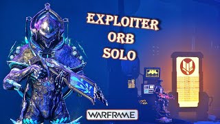 Exploiter Orb SOLO in WARFRAME [upl. by Pietje393]