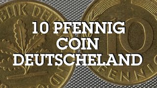 10 Pfennig Coin of Germany Bundesrepublik Deutschland [upl. by Akeber]