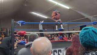 Hammerstone vs TJ Crawford Limitless wrestling part 4 wrestling prowrestling wwe aew gcw nxt [upl. by Imoian]