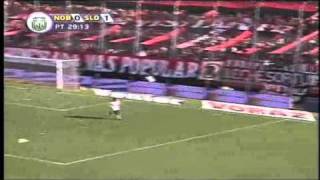 2009  Apertura  Fecha 19  Newells 0  2 San Lorenzo [upl. by Lingwood613]