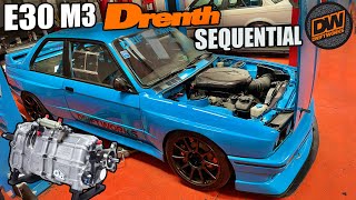 Fitting a Drenth DG500 Sequential Gearbox to my E30 BMW M3 Track Car [upl. by Labana]