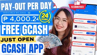 Just OPEN GCASH APP KIKITA NA PER DAY P4000 FREE GCASH LEGIT PAYOUT SA GCASH WALLET  WALANG LARO [upl. by Wrennie]