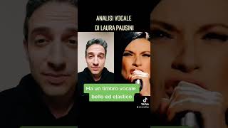 Laura Pausini canta Scatola Analisi vocale di Salvatore Cilia Voce al Top [upl. by Nahtanhoj]