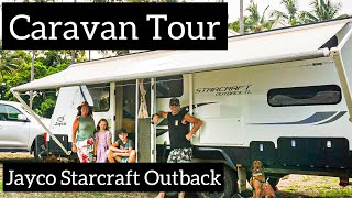 Caravan Tour Jayco Starcraft  Full Time Van Life  Aussie Road Trip Family [upl. by Atineg]