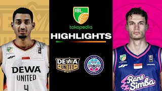 Highlight Dewa United Banten vs Rans Simba Bogor  May 12 2024  IBL Tokopedia 2024 [upl. by Farra]