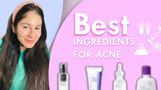 Best ingredients for acne [upl. by Enomahs278]