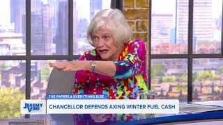 Ann Widdecombe vs Rachel Reeves on Winter Fuel Allowance [upl. by Karlik]