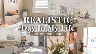 REALISTIC DAY IN THE LIFE OF A REAL ESTATE AGENT  The Realtor Diaries [upl. by Aznarepse676]