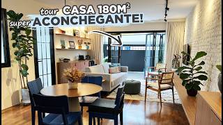 TOUR por uma CASA INCRÍVEL super ACONCHEGANTE com uma COZINHA dos SONHOS  Gaby Garciia [upl. by Nelleeus]