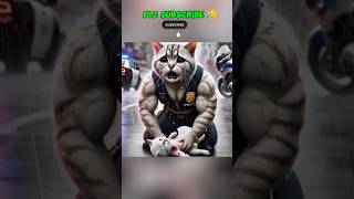 😿 police cat lose hi baby emotional story catsstory aicats [upl. by Sokil]