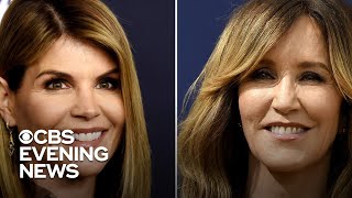 Lori Loughlin and Felicity Huffman appear in court [upl. by Adner761]